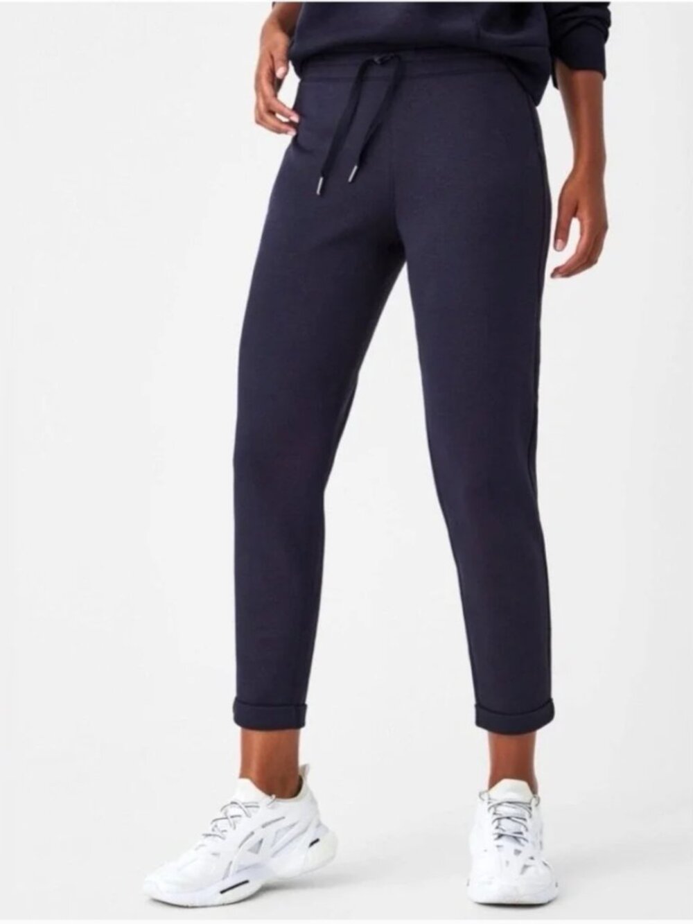 Womens - 1X - SPANX AirEssentials Tapered Pants in Navy Blue (so flattering)